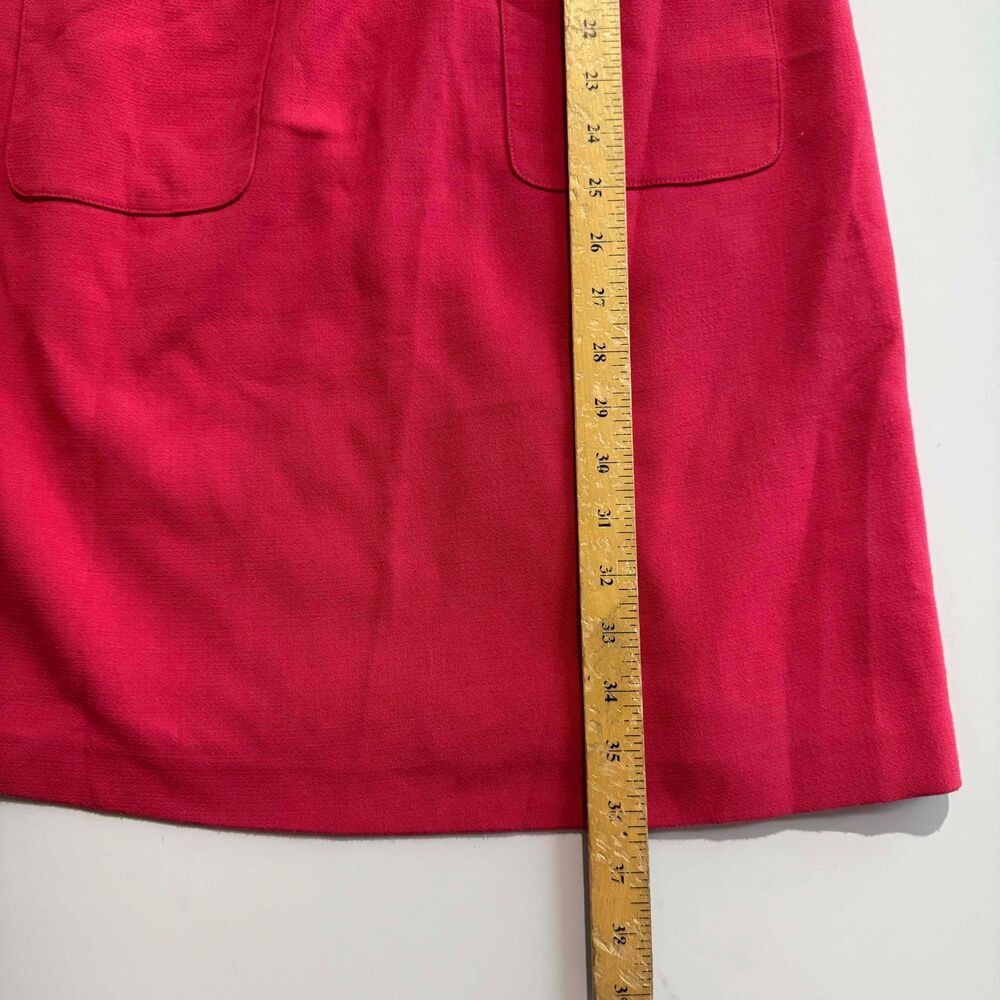 Eliza J Pink Short Dress Pink Sz 6 Round Neck Preppy Professional Barbie Spring - Picture 9 of 15